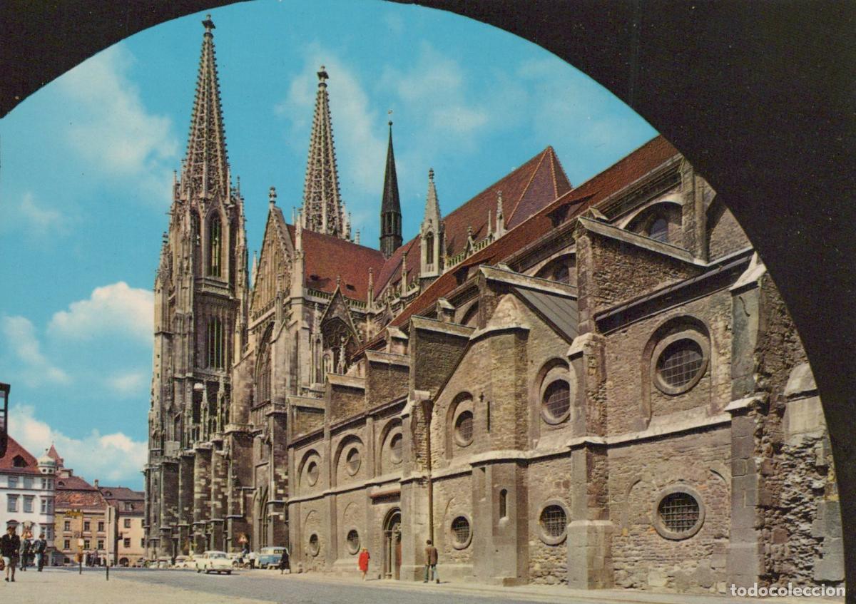 Postales: Germany Regensburg Cathedral Dom Gothic Architecture Vintage Unposted *YAY154