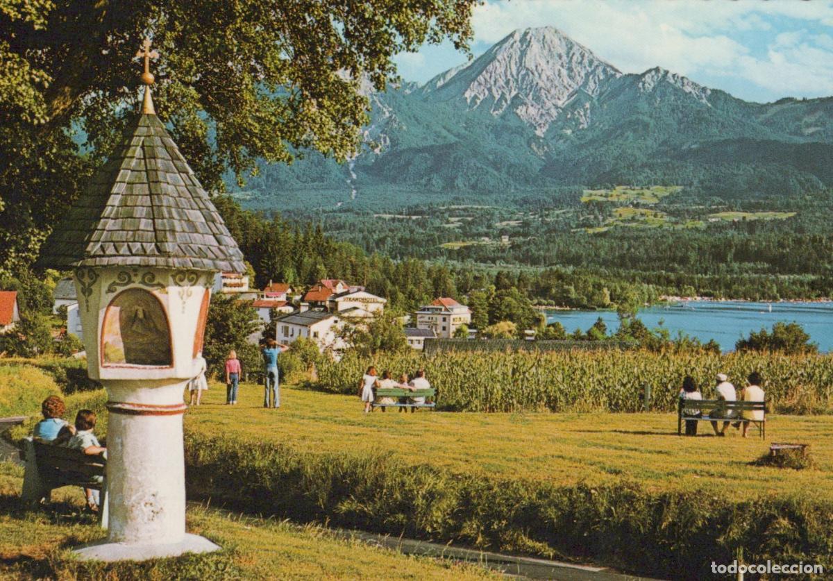 Postales: Austria Faakersee Lake Bildstock Mittagskogel Mountain Unposted *YAY455