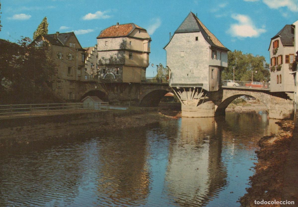 Postais: Germany Bad Kreuznach Br&uuml;ckenh&auml;user Historic Bridge Houses Over Unposted *YAY181