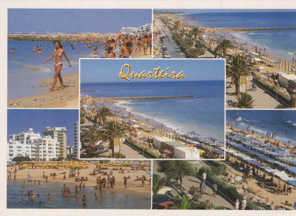 Postais: Portugal Quarteira Algarve Beach Resort Town Collage Holiday *YAY345
