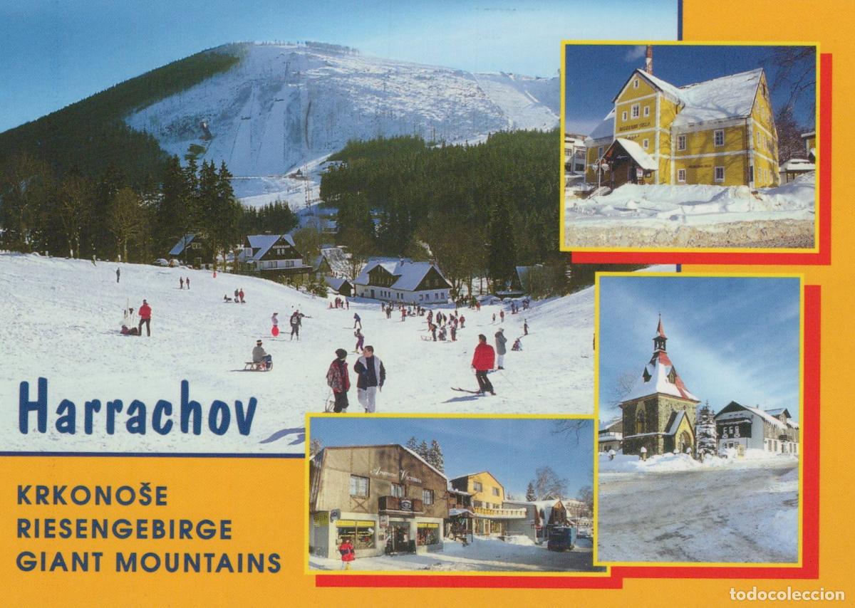 Postais: Czech Republic Harrachov Krkono&scaron;e Riesengebirge Giant Mountains Ski *YAY465