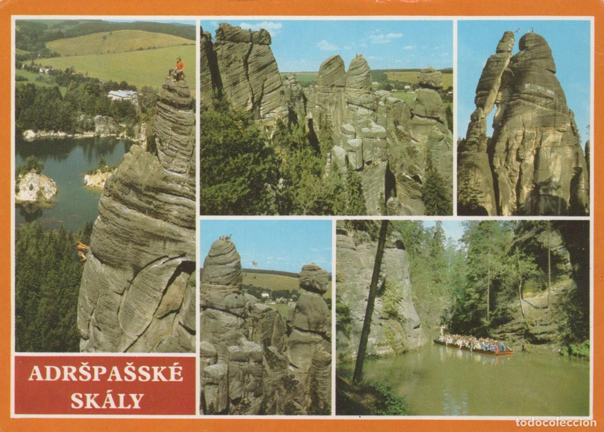 Postais: Czech Republic Adr&scaron;pach Adr&scaron;pa&scaron;sk&eacute; Sk&aacute;ly Rock Town Landscape Unposted *YAY471
