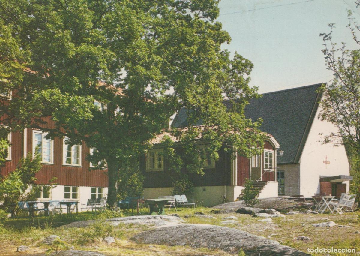 Cartes Postales: Sweden Sigtuna Lekmannaskolan Huvudbyggnad Och Kyrka Architecture *YAY475