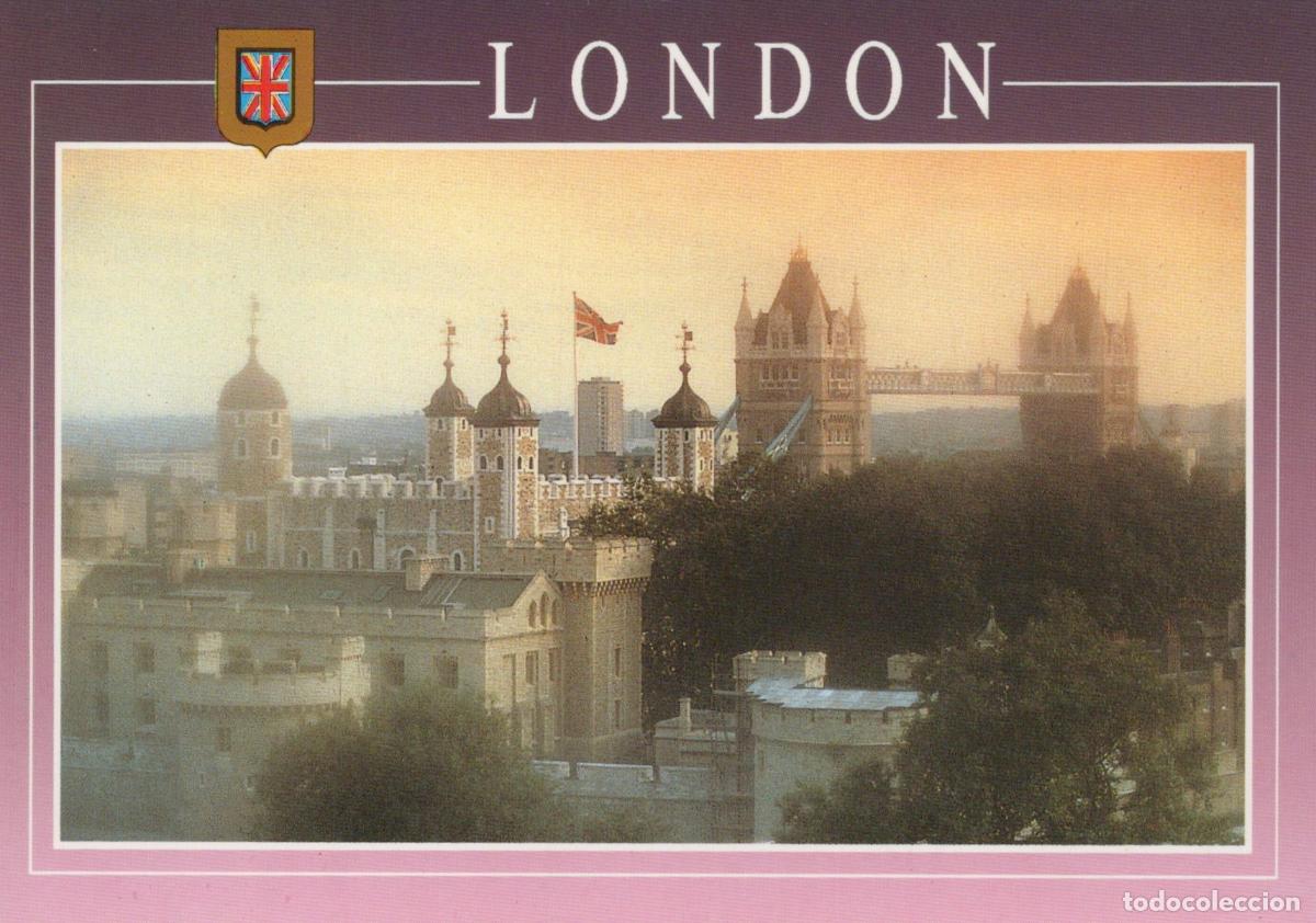 Postkarten: United Kingdom London Tower of and Tower Bridge Cityscape Unposted *YAY489