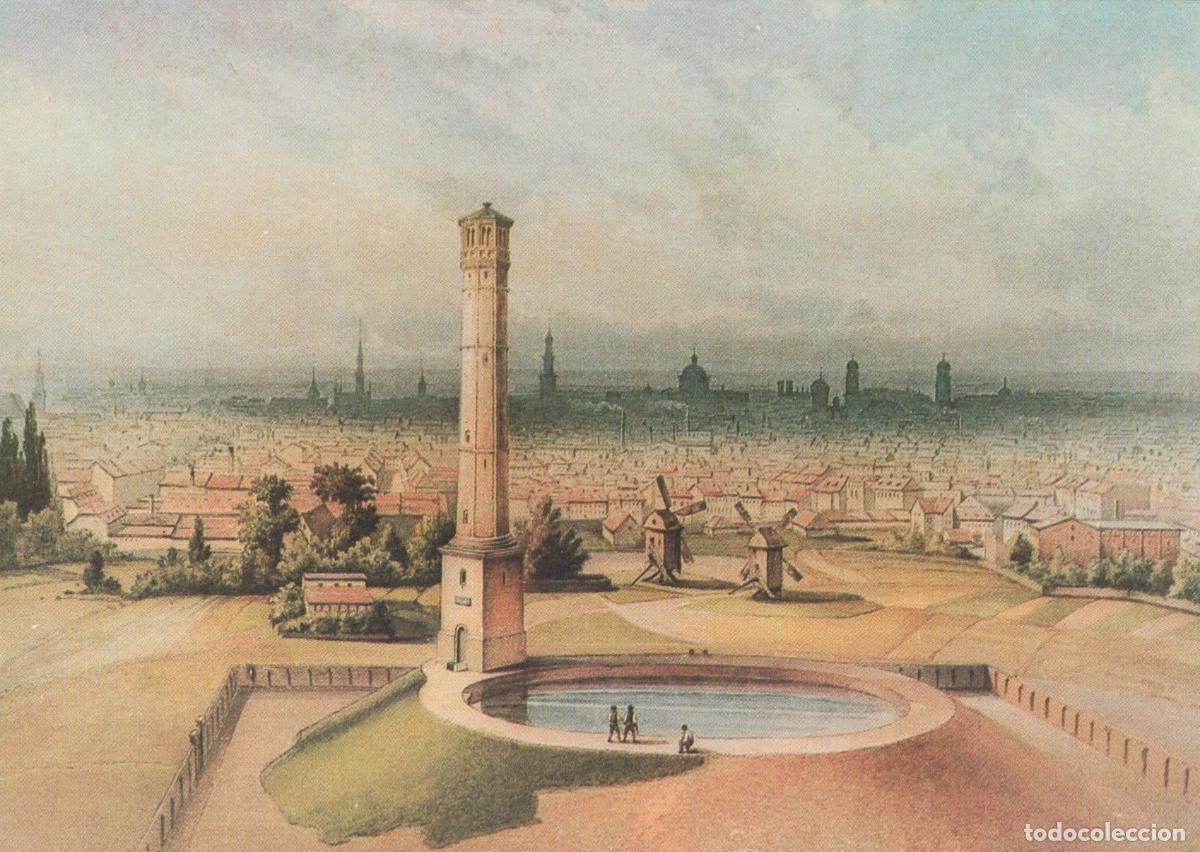 Postkarten: Germany Berlin Prenzlauer Berg Spindelturm Windmills Cityscape Unposted *YAY223