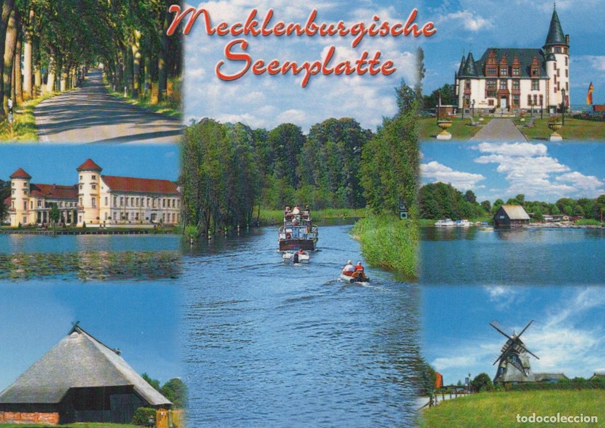 Postkarten: Germany Mecklenburgische Seenplatte Lake District Collage *YAY225