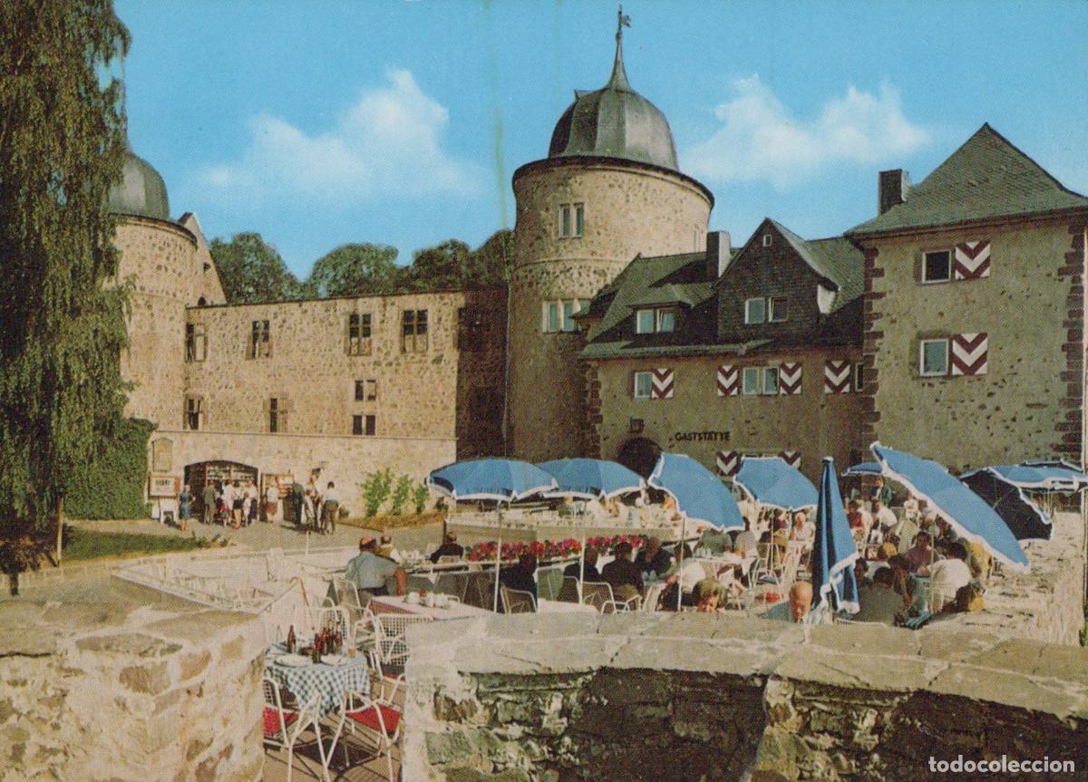 Postkarten: Germany Sababurg Castle Restaurant Reinhardswald Outdoor Dining Unposted *YAY184