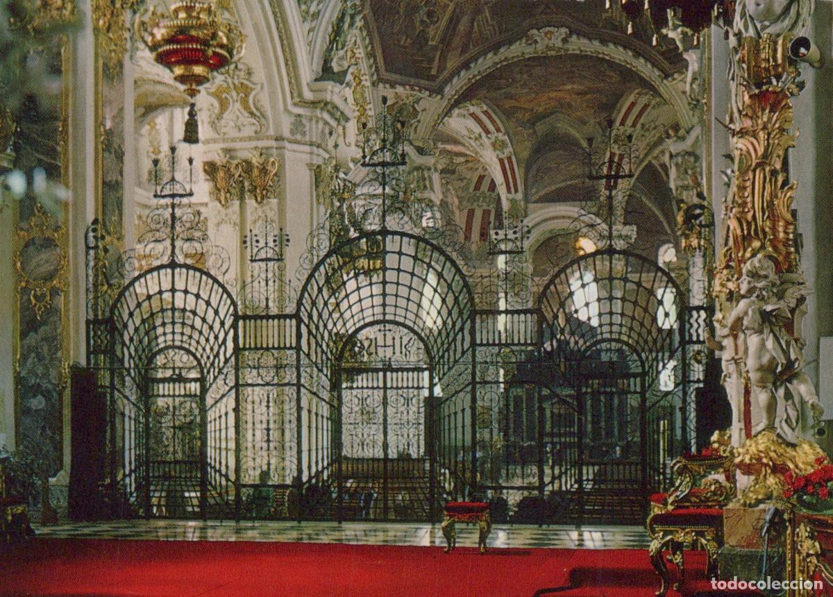 Postkarten: Switzerland Einsiedeln Stiftskirche Chorgitter Ornate Interior Unposted *YAY505