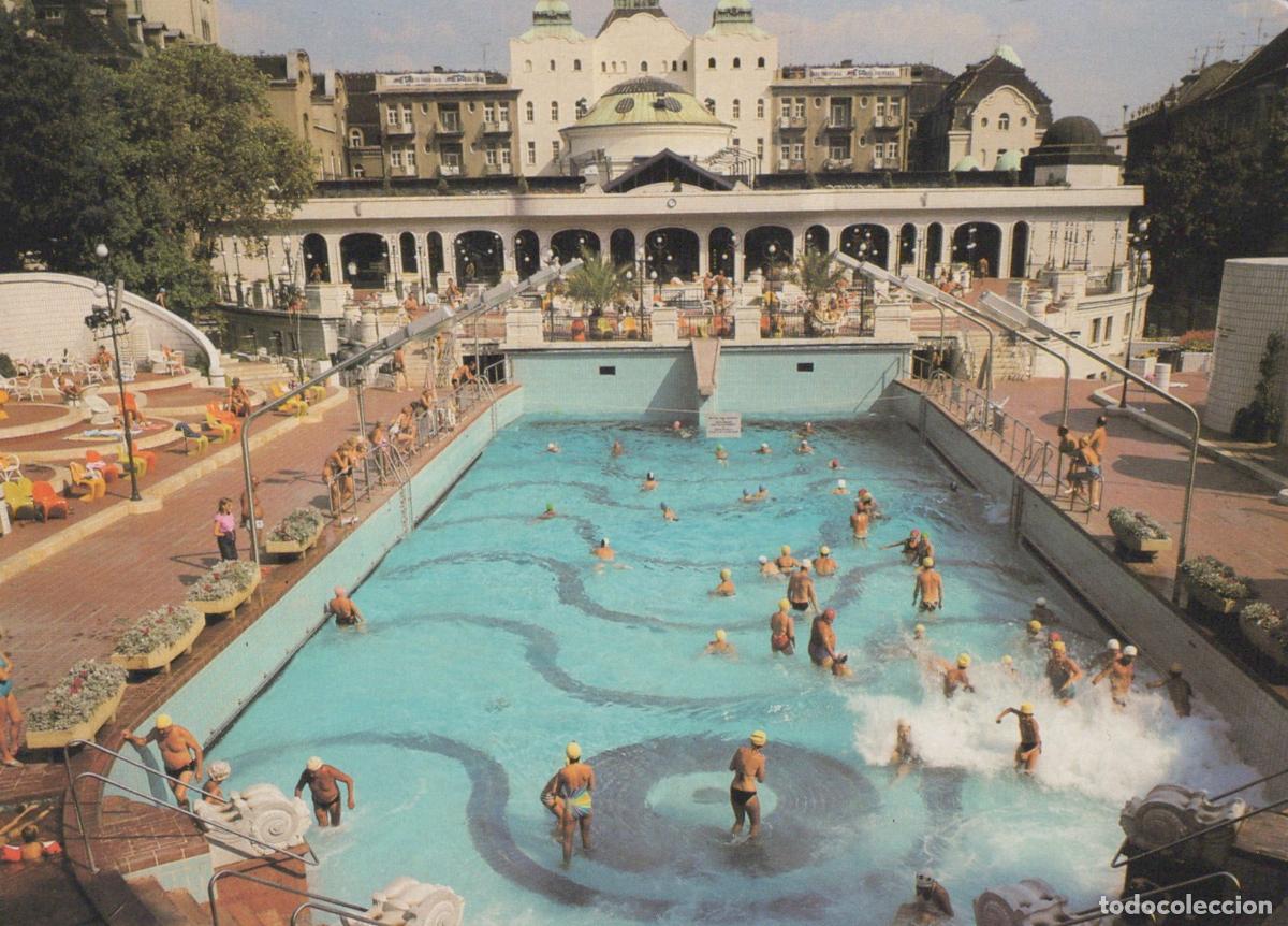 Postkarten: Hungary Budapest Gell&eacute;rt Swimming Pool With Artificial Waves Unposted *YAY472