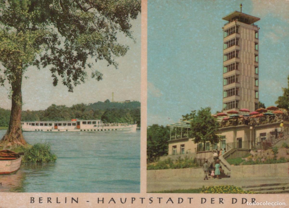 Postkarten: Germany Berlin Capital of the Gdr White Fleet On M&uuml;ggelsee M&uuml;ggel Tower *YAY649