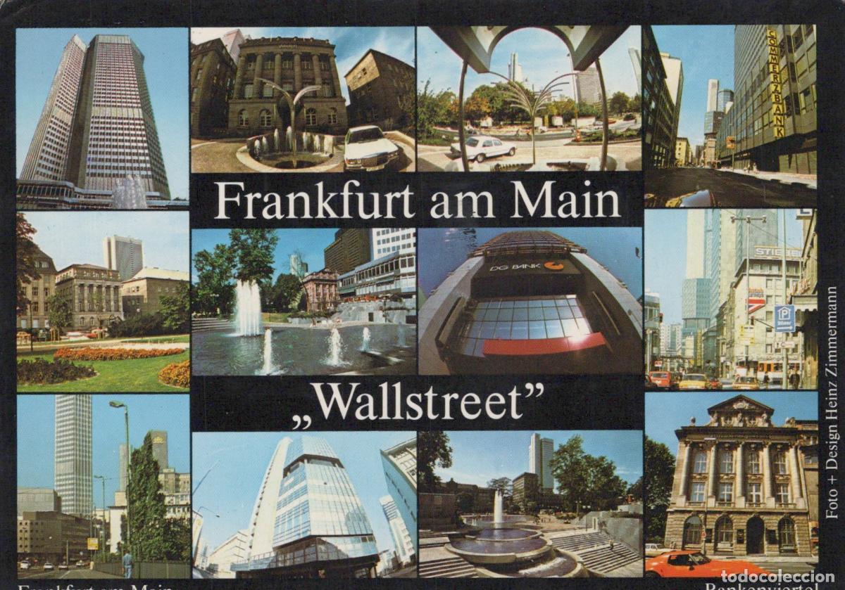 Postais: Germany Frankfurt am Main Wallstreet Bankenviertel Modern Architecture *YAY657