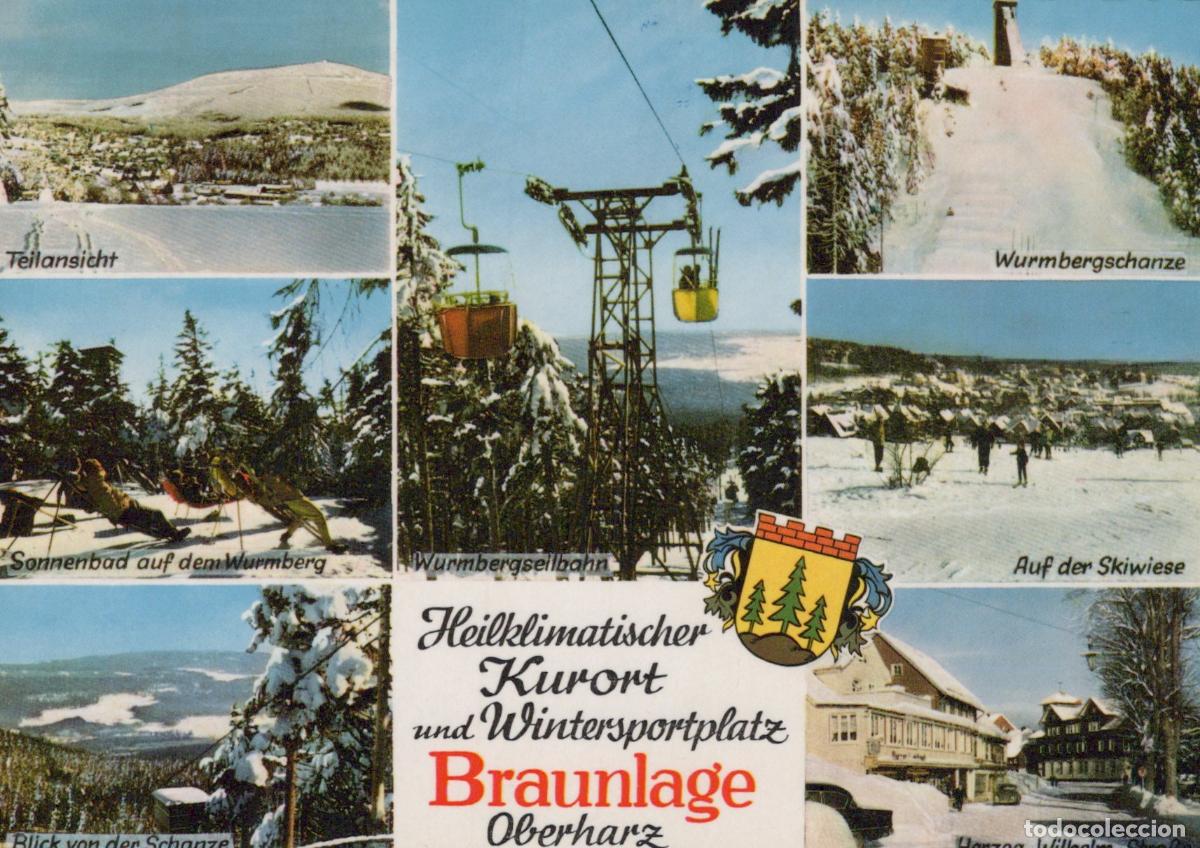 Postais: Germany Braunlage Oberharz Winter Sports Resort Skiing Cable Car Multi *YAY661