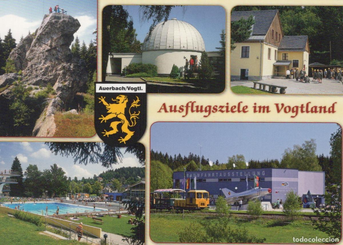Postais: Germany Auerbach Vogtland Attractions Rock Formation Observatory Museum *YAY480