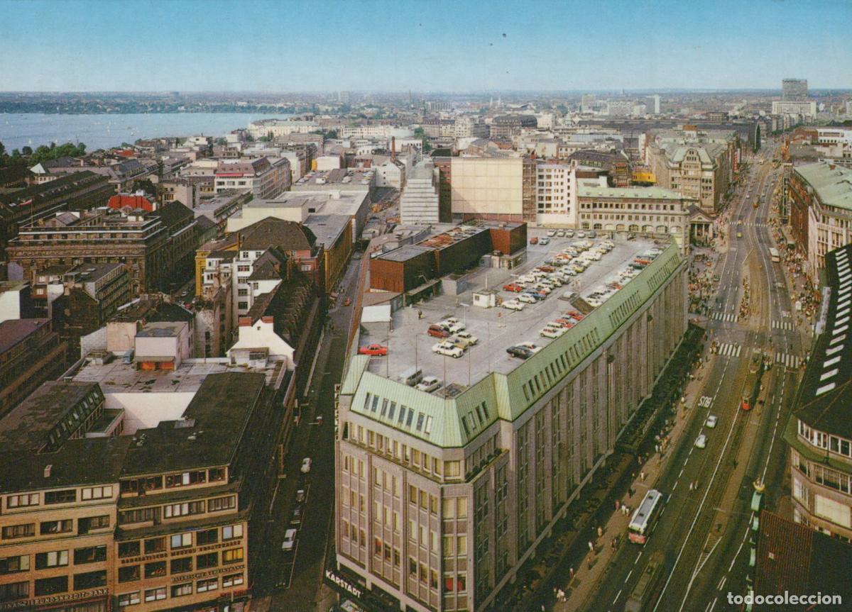 Postais: Germany Hamburg City View With M&ouml;nckebergstra&szlig;e and Au&szlig;enalster Unposted *YAY197