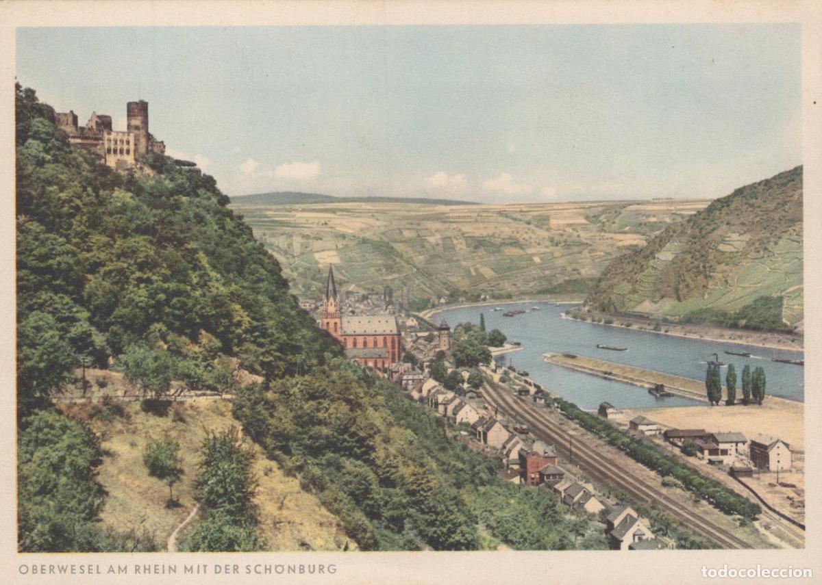 Postais: Germany Oberwesel Am Rhein With Schonburg Castle and Rhine Unposted *YAY667