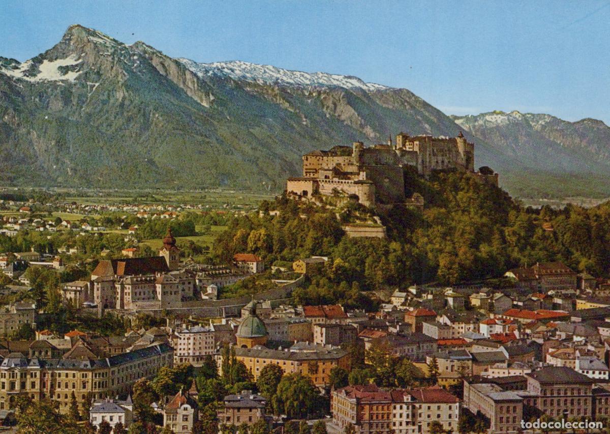 Postais: Austria Salzburg Hohensalzburg Fortress Old Town Untersberg Unposted *YAY328