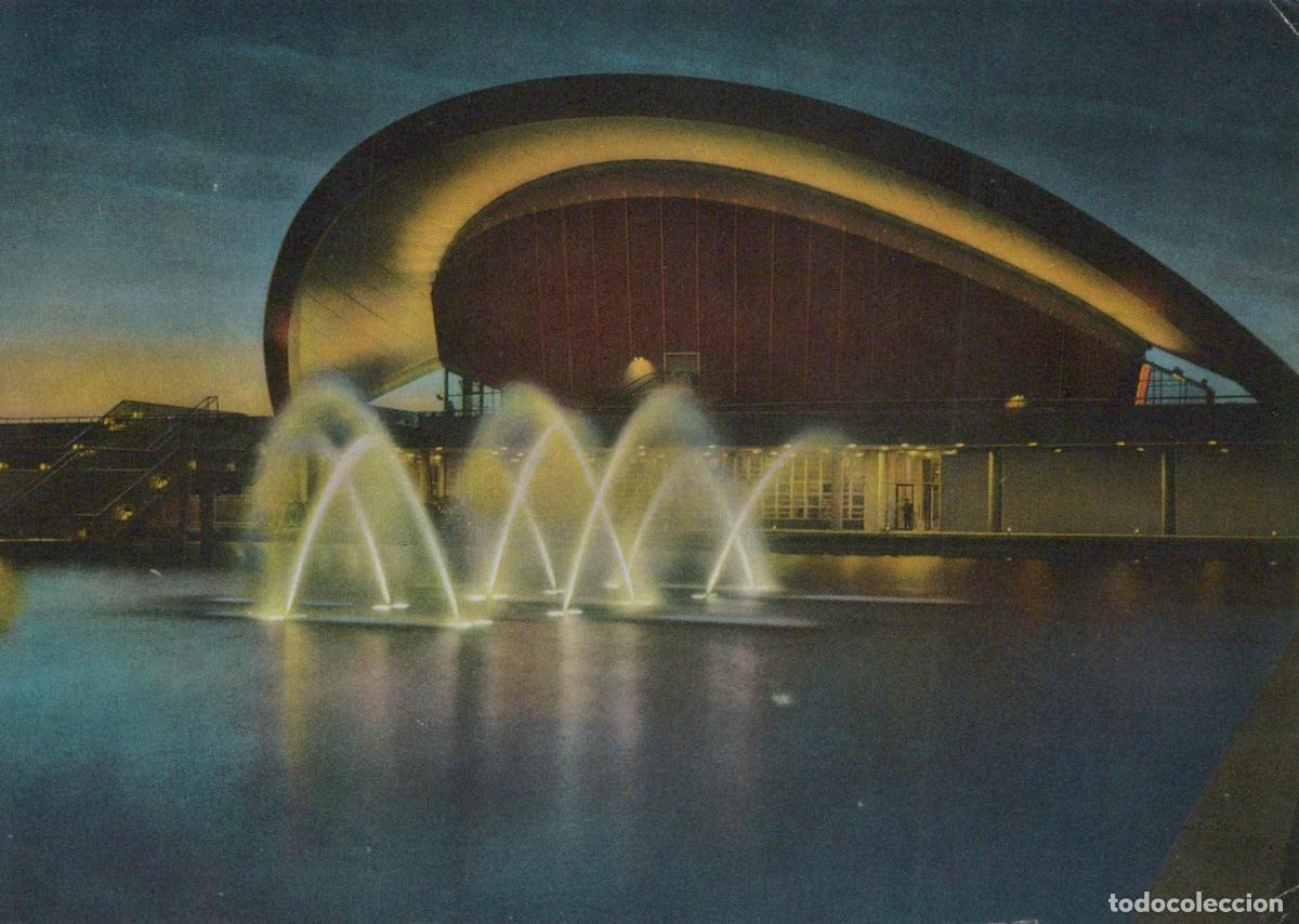 Postales: Germany Berlin Kongresshalle Congress Hall With Illuminated Fountains At *YAY201