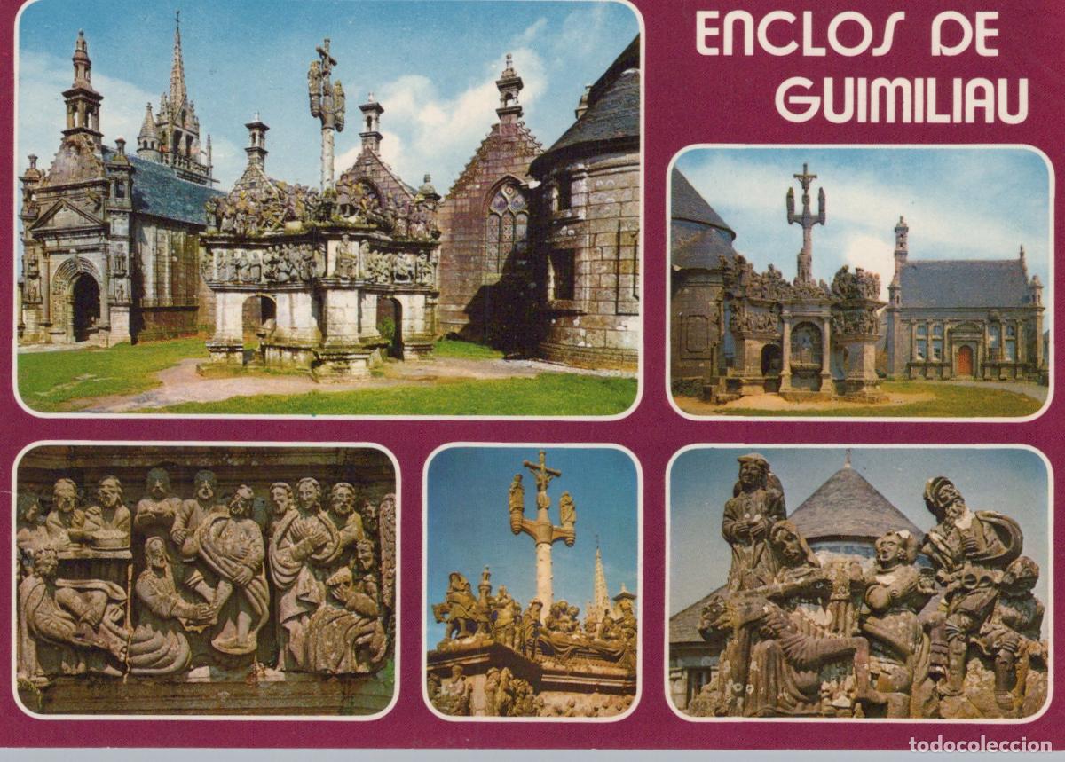 Cartes Postales: France Guimiliau Parish Enclosure Calvary Chapel Church Unposted *YAY338