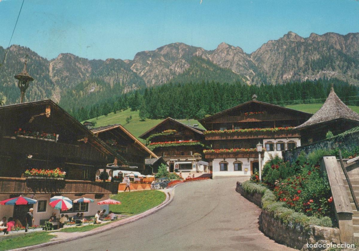 Cartes Postales: Austria Alpbach Village Square With Traditional Houses Mountains *YAY539
