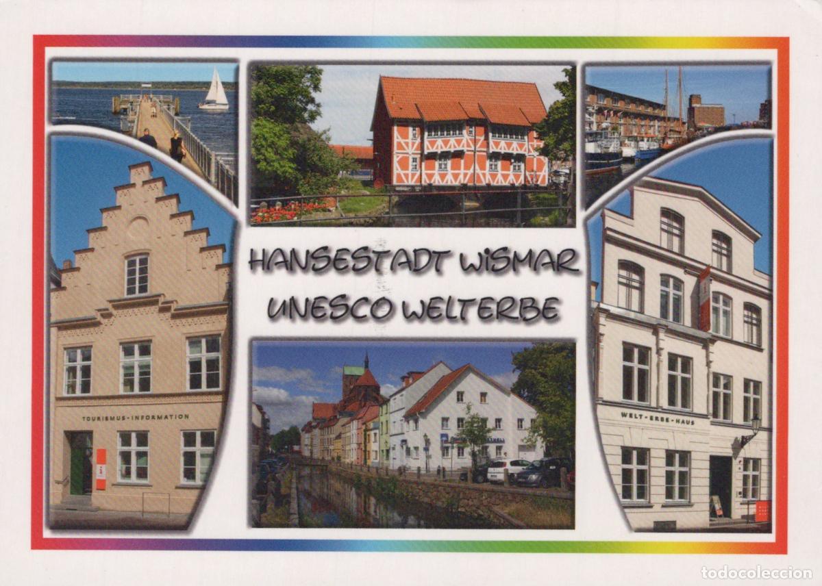 Cartes Postales: Germany Wismar Unesco World Heritage City Collage Architecture Landscape *YAY494