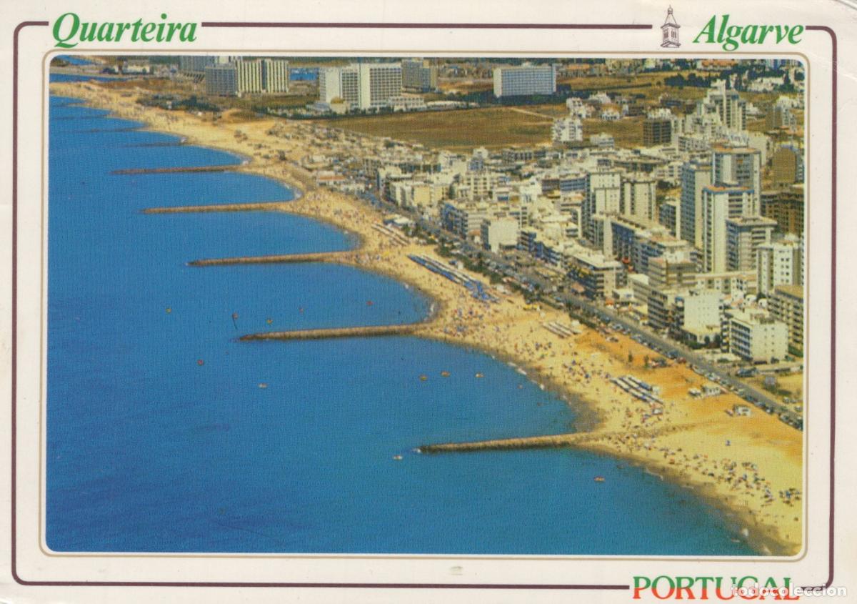 Postcards: Portugal Quarteira Algarve Aerial View Beach Coastline Cityscape *YAY342