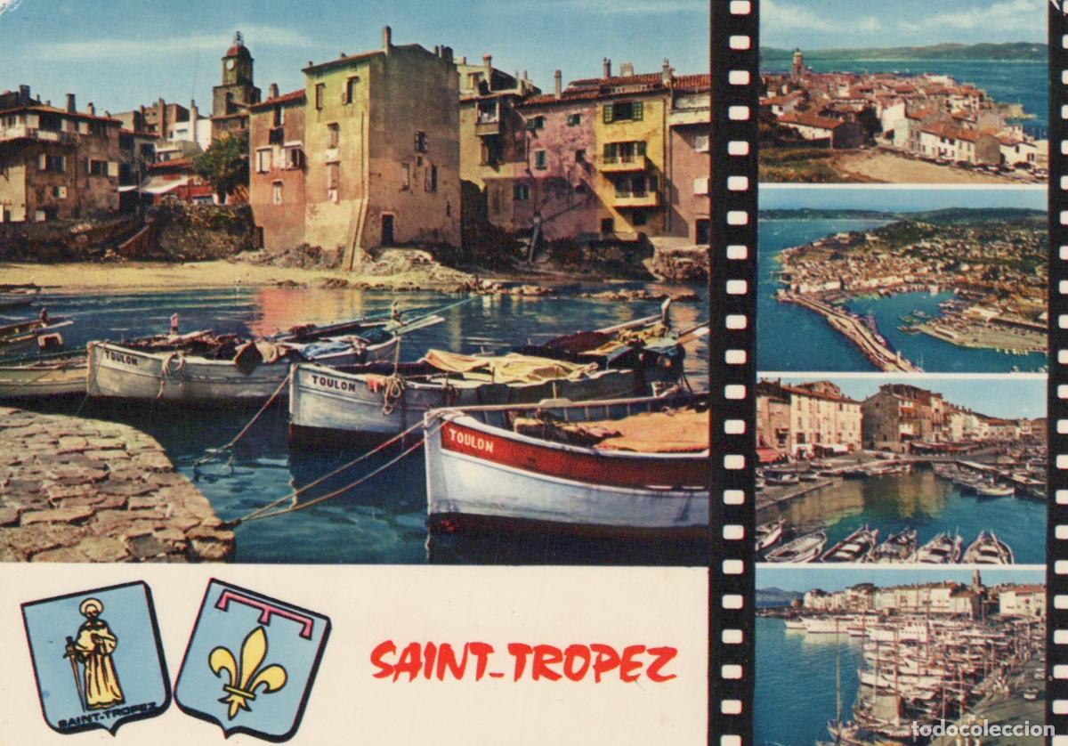 Postales: France Saint Tropez Boats in the Harbor *YAY380