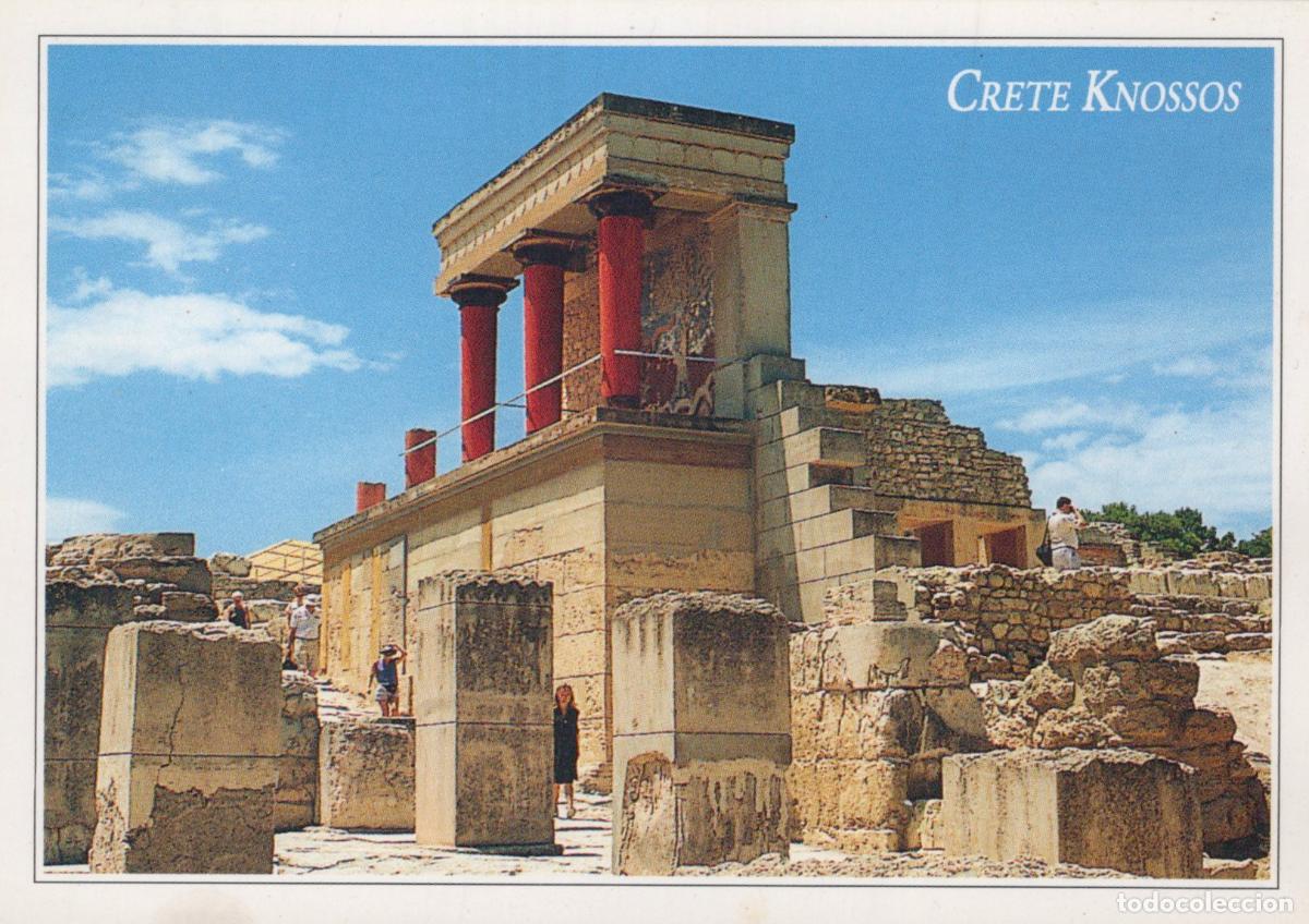 Postales: Greece Knossos Palace Ruins Ancient Minoan Civilization *YAY230