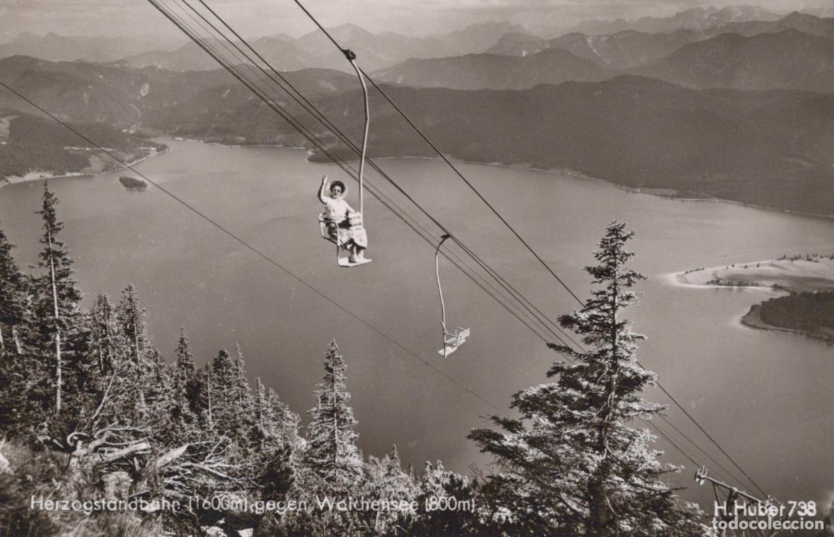 Postcards: Germany Garmisch Partenkirchen Herzogstandbahn Cable Car Over Unposted *YAY776
