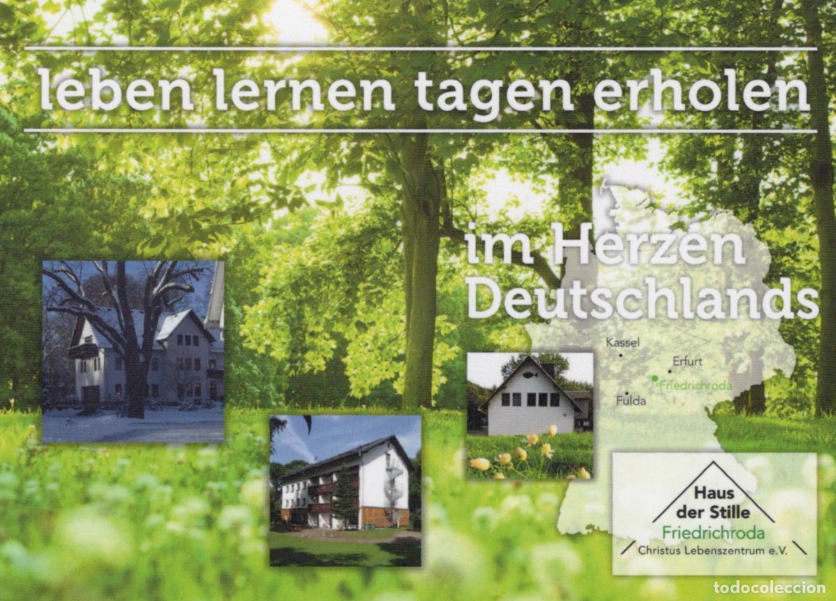 Postcards: Germany Friedrichroda Haus der Stille Christian Retreat Center 2020s *YAY391