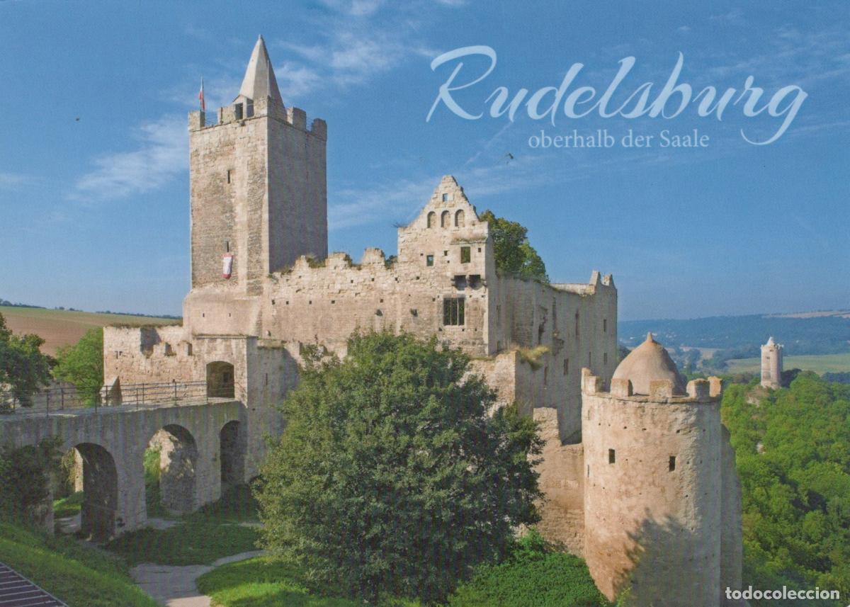 Postcards: Germany Bad K&ouml;sen Rudelsburg Castle Above Saale River Historic *YAY393