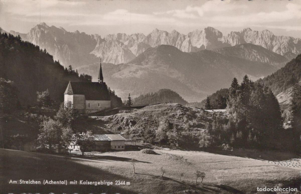 Postcards: Germany Gr&ouml;benzell Am Streichen Achental mit Kaisergebirge 2344 M *YAY782