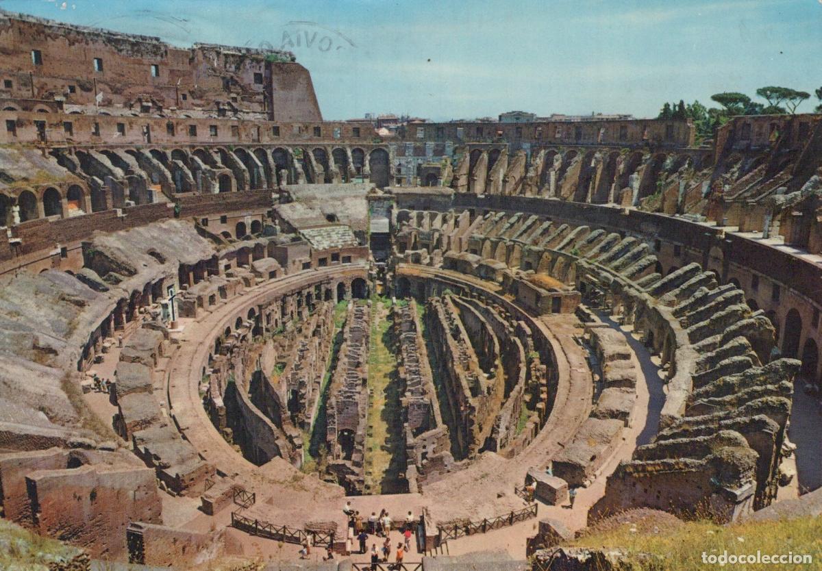 Postcards: Italy Rome Colosseum Interior General View Ancient Roman Amphitheater *YAY526