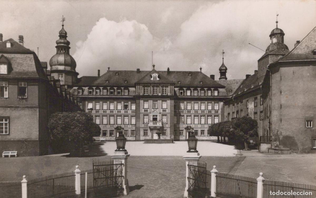 Postcards: Germany Berleburg Wittgenstein Castle Historic Palace Courtyard View *YAY784