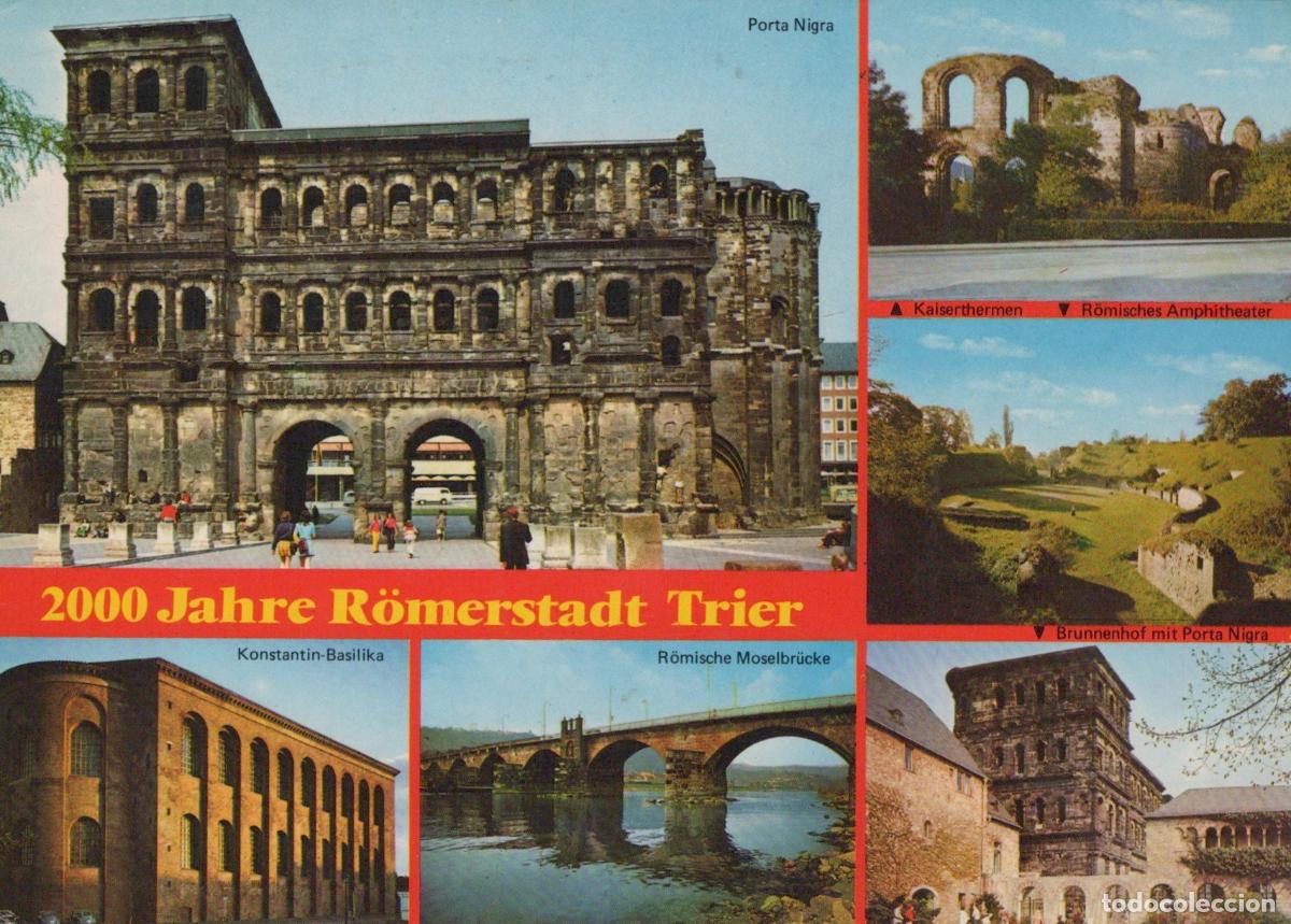 Postcards: Germany Trier Roman City Porta Nigra Kaiserthermen Amphitheater *YAY587
