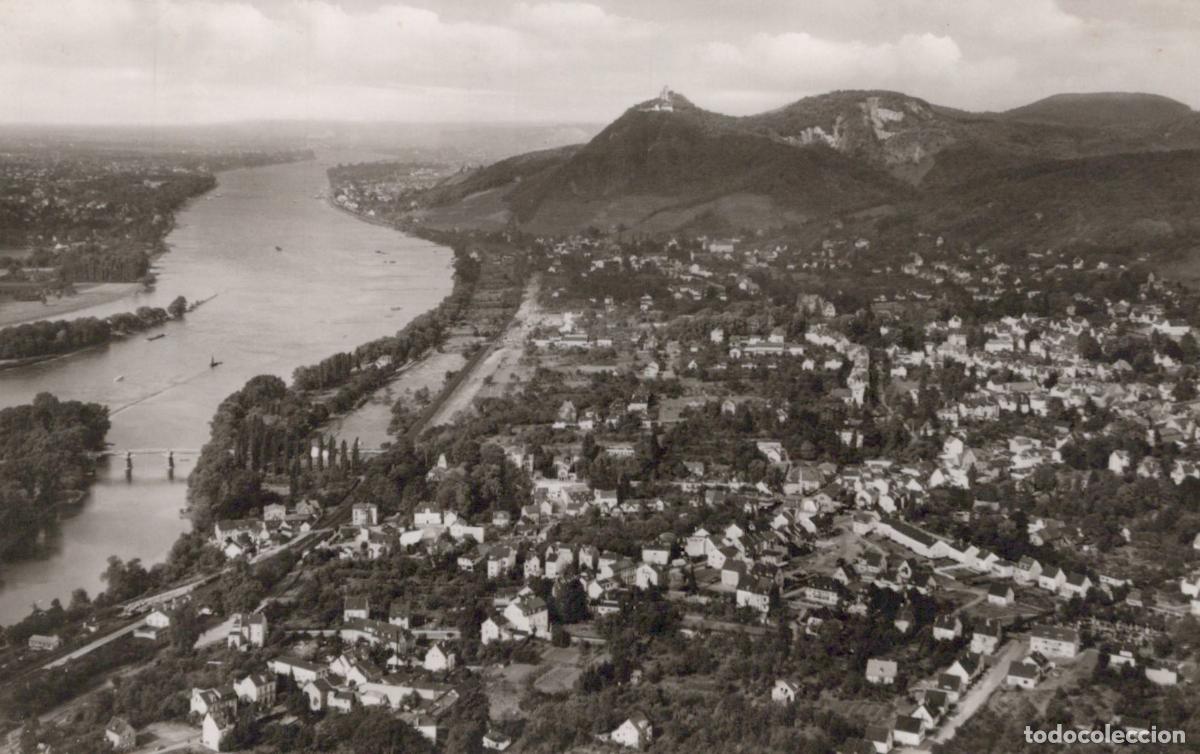 Postcards: Germany Bad Honnef Am Rhein Aerial View River Rhine Drachenfels Castle *YAY725