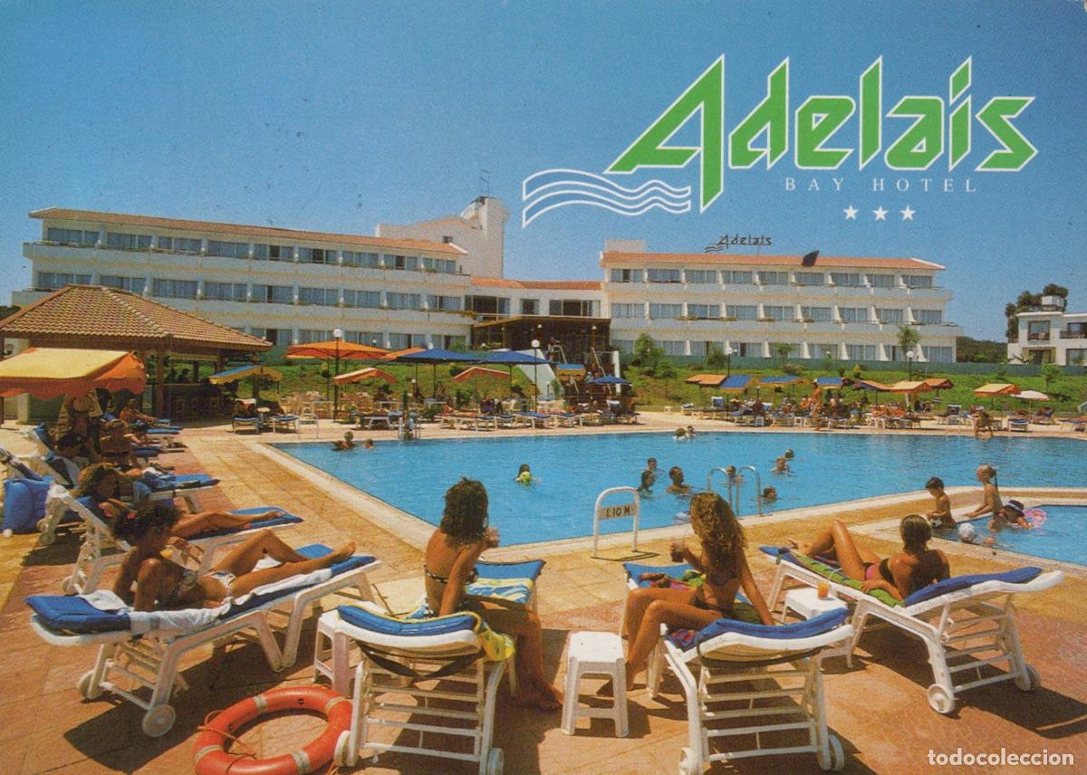 Postcards: Cyprus Paralimni Adelais Bay Hotel Swimming Pool People Sunbathing *YAY530
