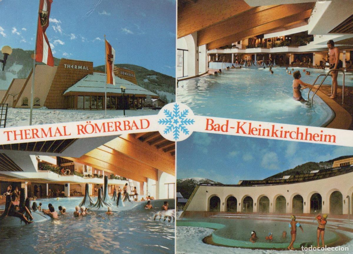 Postcards: Austria Bad Kleinkirchheim Thermal Romerbad Indoor Outdoor Pools Winter *YAY534