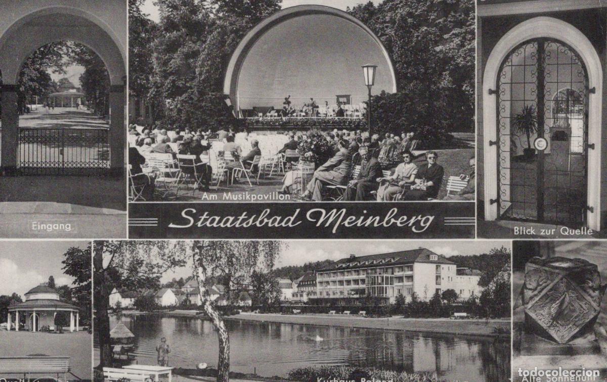 Cartes Postales: Germany Bad Meinberg Spa Music Pavilion Kurhaus Old Sundial Multi View *YAY739