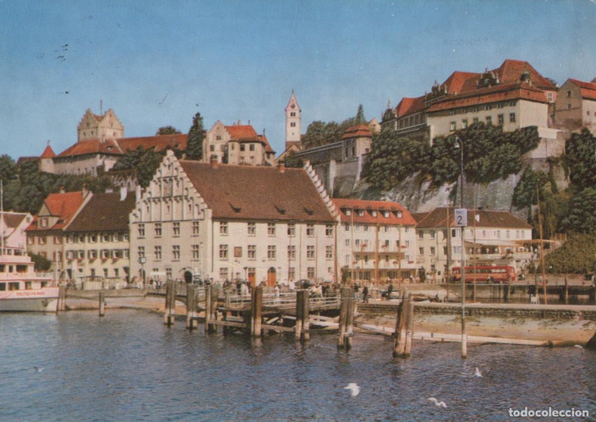 Postais: Germany Meersburg Lake Constance Waterfront Town View With Castle *YAY622