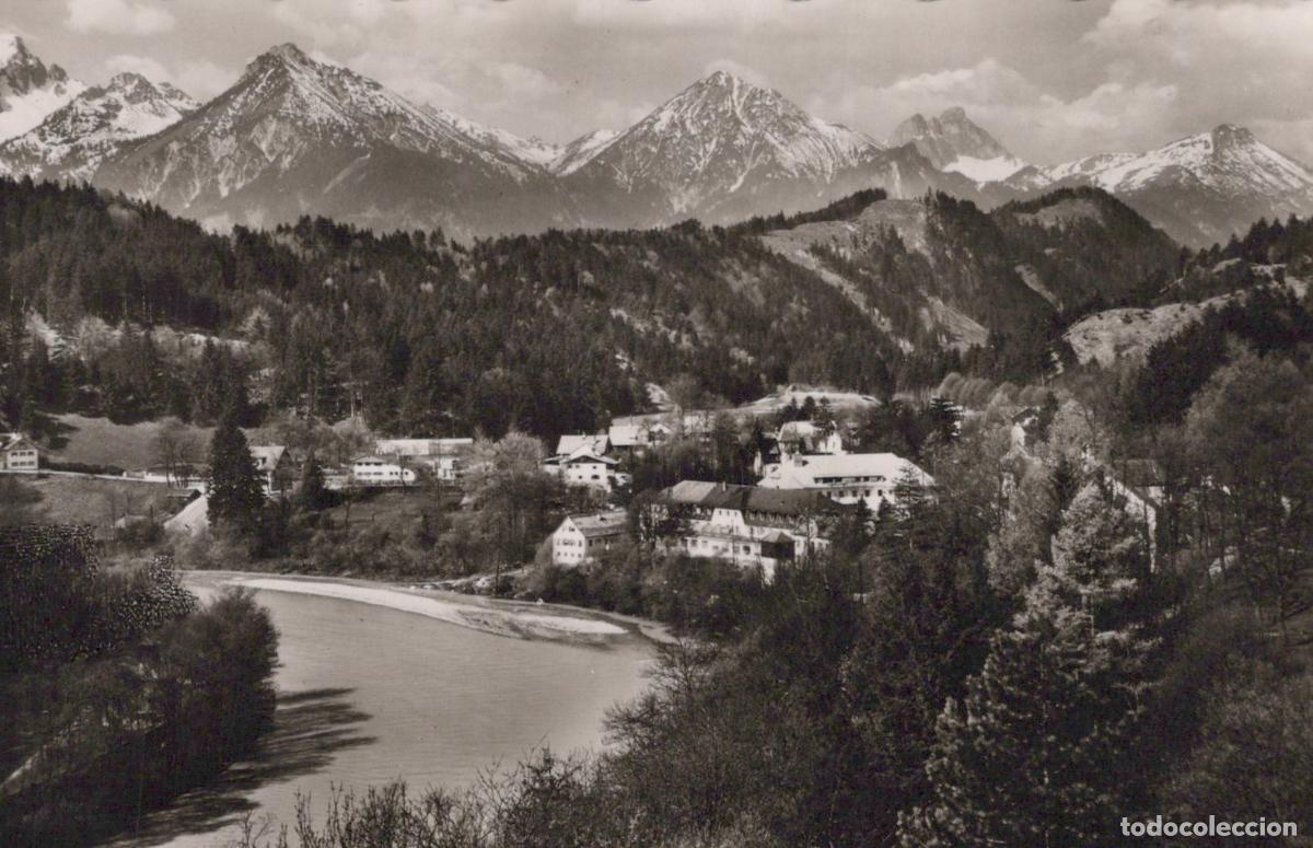 Postais: Germany F&uuml;ssen Notburgahaim Fussen Faulenbach Sanatorium Lech River *YAY765