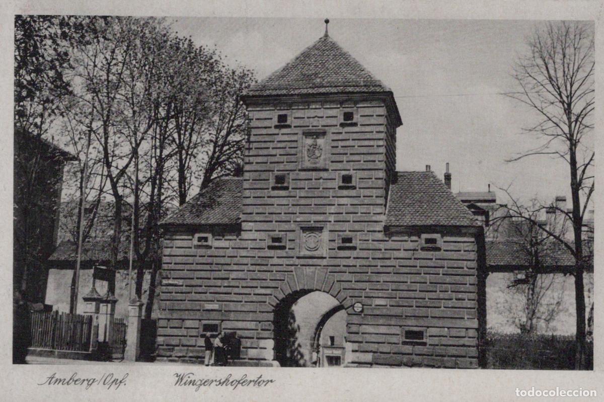 Cartes Postales: Germany Amberg Opf Winzershofertor Historic City Gate Architecture *YAY828