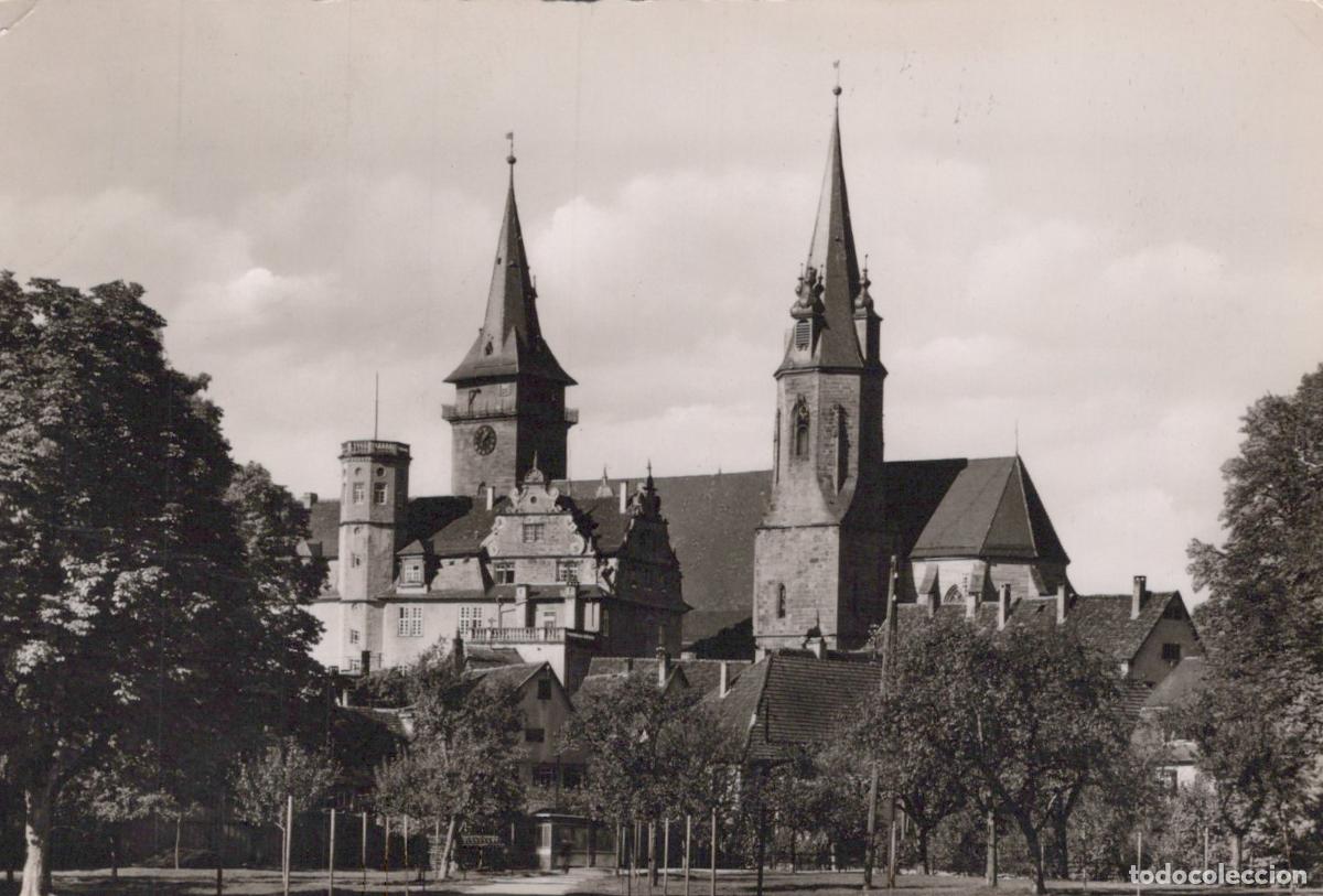 Cartes Postales: Germany &Ouml;hringen Stiftskirche and Schloss Historic Architecture *YAY835