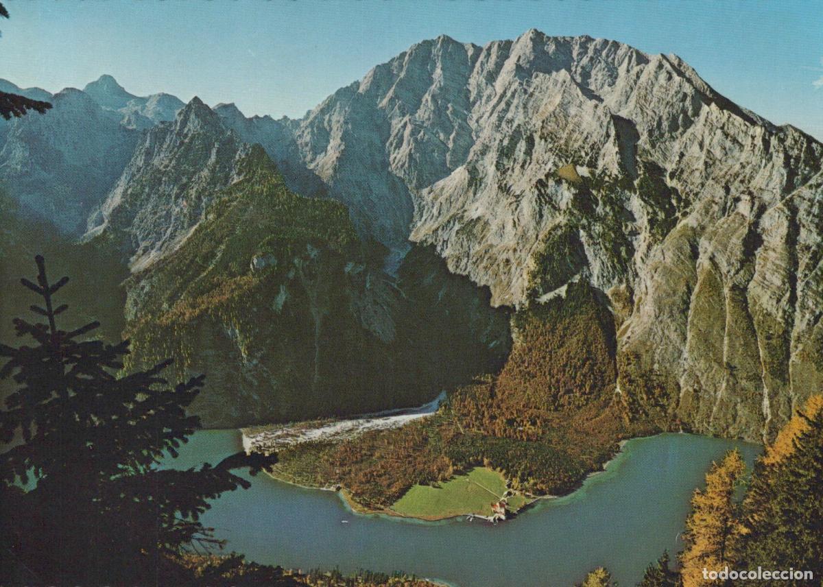Cartes Postales: Germany K&ouml;nigssee St Bartholom&auml; Watzmann Mountain Lake Unposted *YAY435