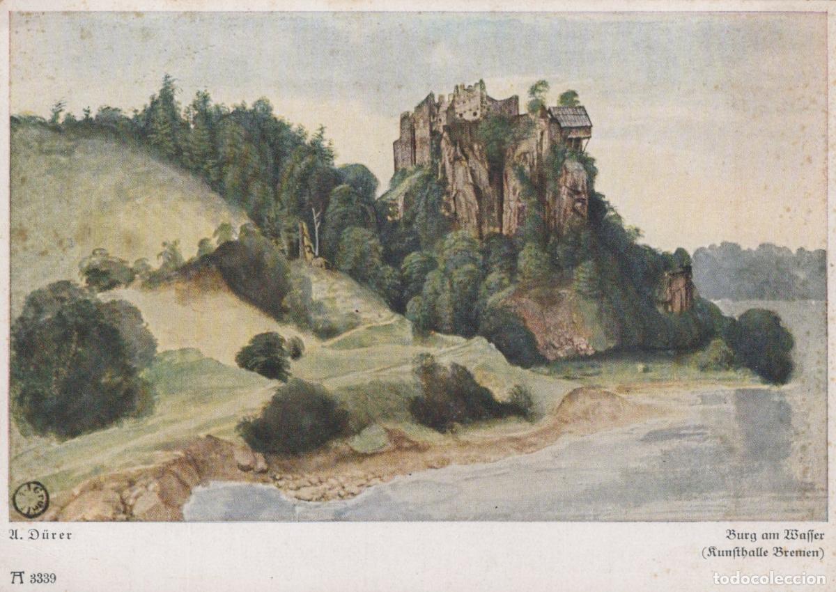 Postkarten: Germany Bremen Kunsthalle D&uuml;rer Burg am Wasser Castle On Water Unposted *YAY566