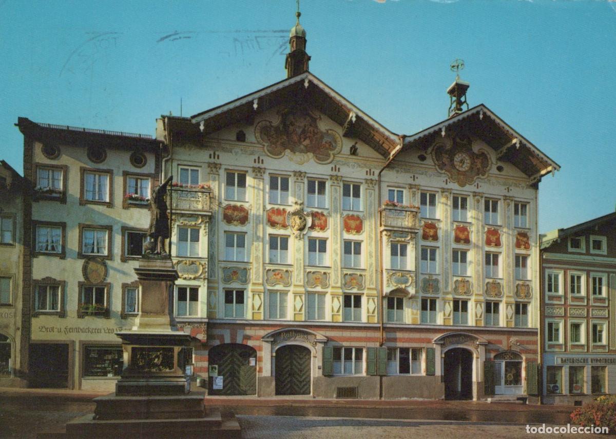 Cartes Postales: Germany Bad T&ouml;lz Town Hall Rathaus With Statue Architecture *YAY640