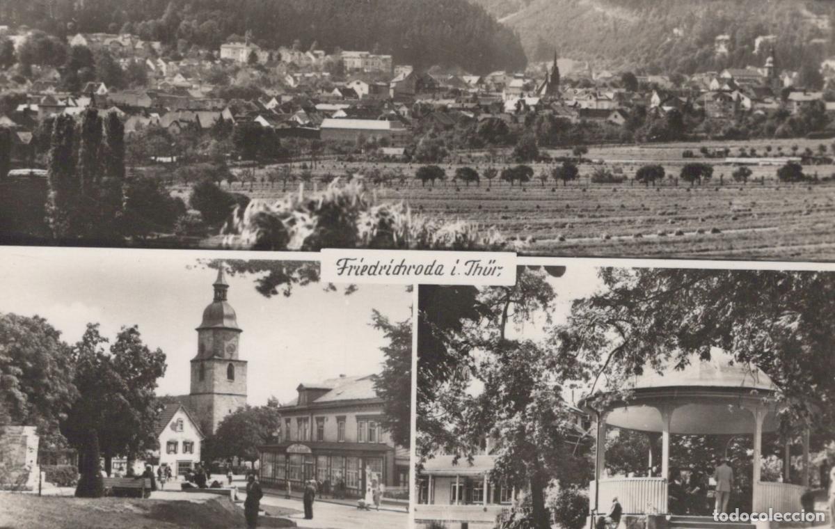 Cartes Postales: Germany Friedrichroda I Th&uuml;r Panorama Church and Bandstand *YAY871