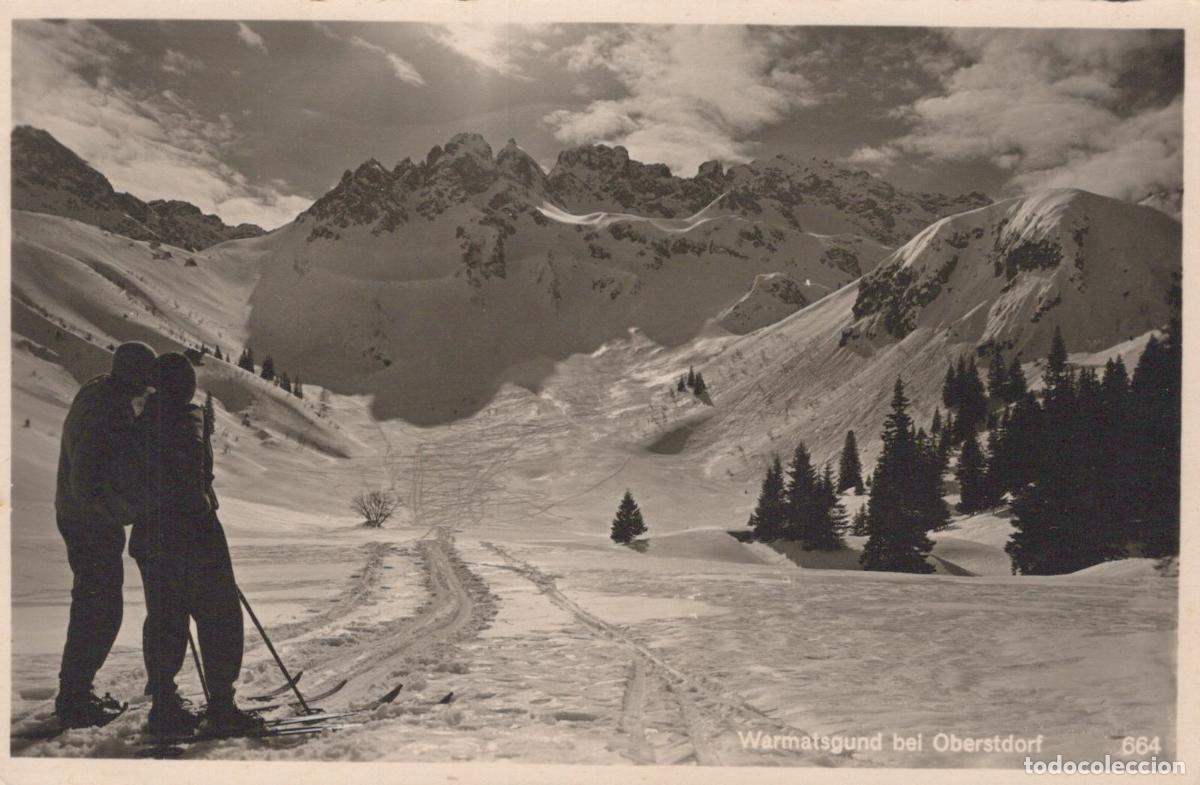Cartes Postales: Germany Oberstdorf Warmatsgund Bei Skiers in Snowy Mountain Landscape *YAY842