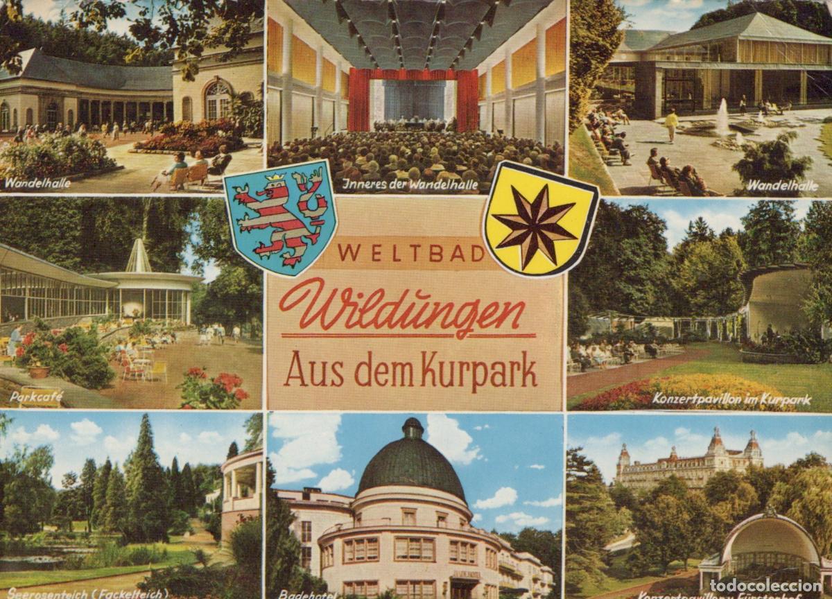 Cartes Postales: Germany Bad Wildungen Views of Wildungen Spa Park *YAY642