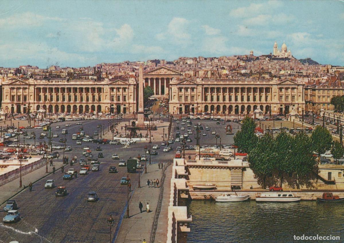Cartes Postales: France Paris Place de la Concorde With Obelisk Seine River Sacre Coeur *YAY570