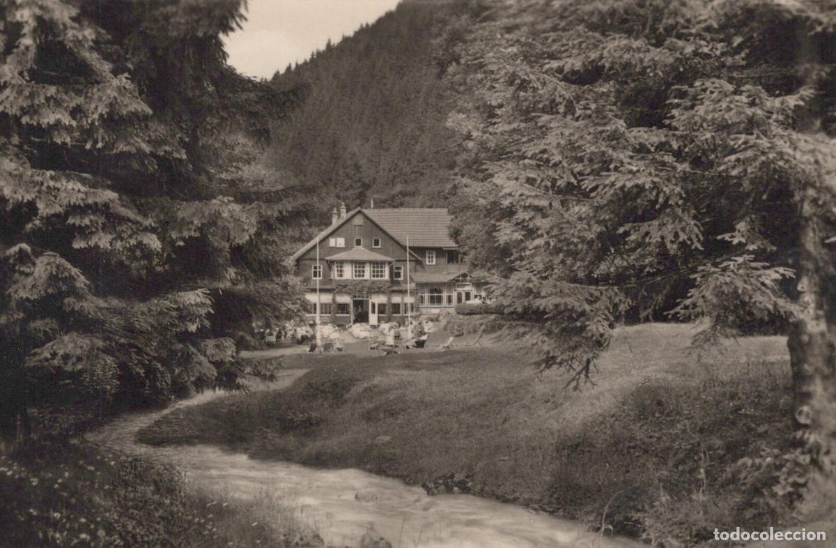 Cartes Postales: Germany Tabarz Thuringian Forest Massem&uuml;hle Hotel Restaurant By River *YAY846